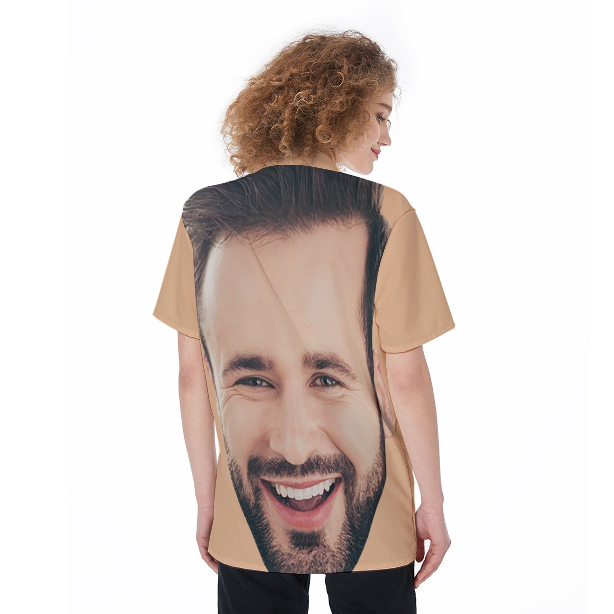 Funny Women's Hawaiian Shirt With Custom Face