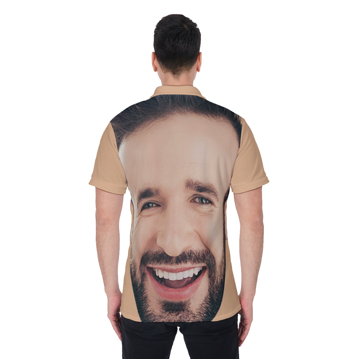 Unique Custom Face Men's Polo Shirt