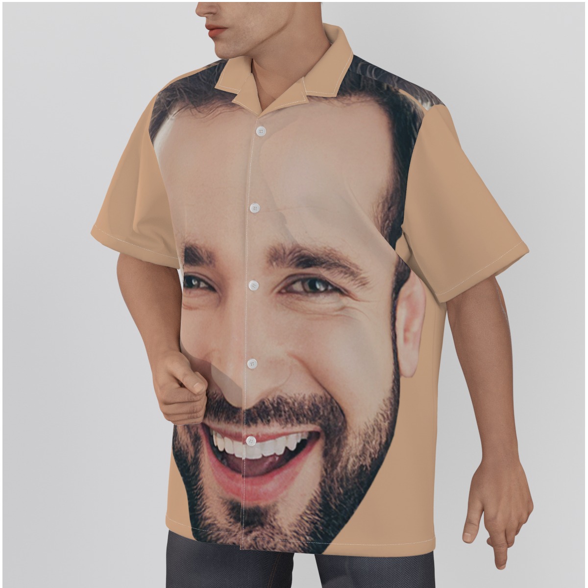 Custom Hawaiian Shirts With Big Face