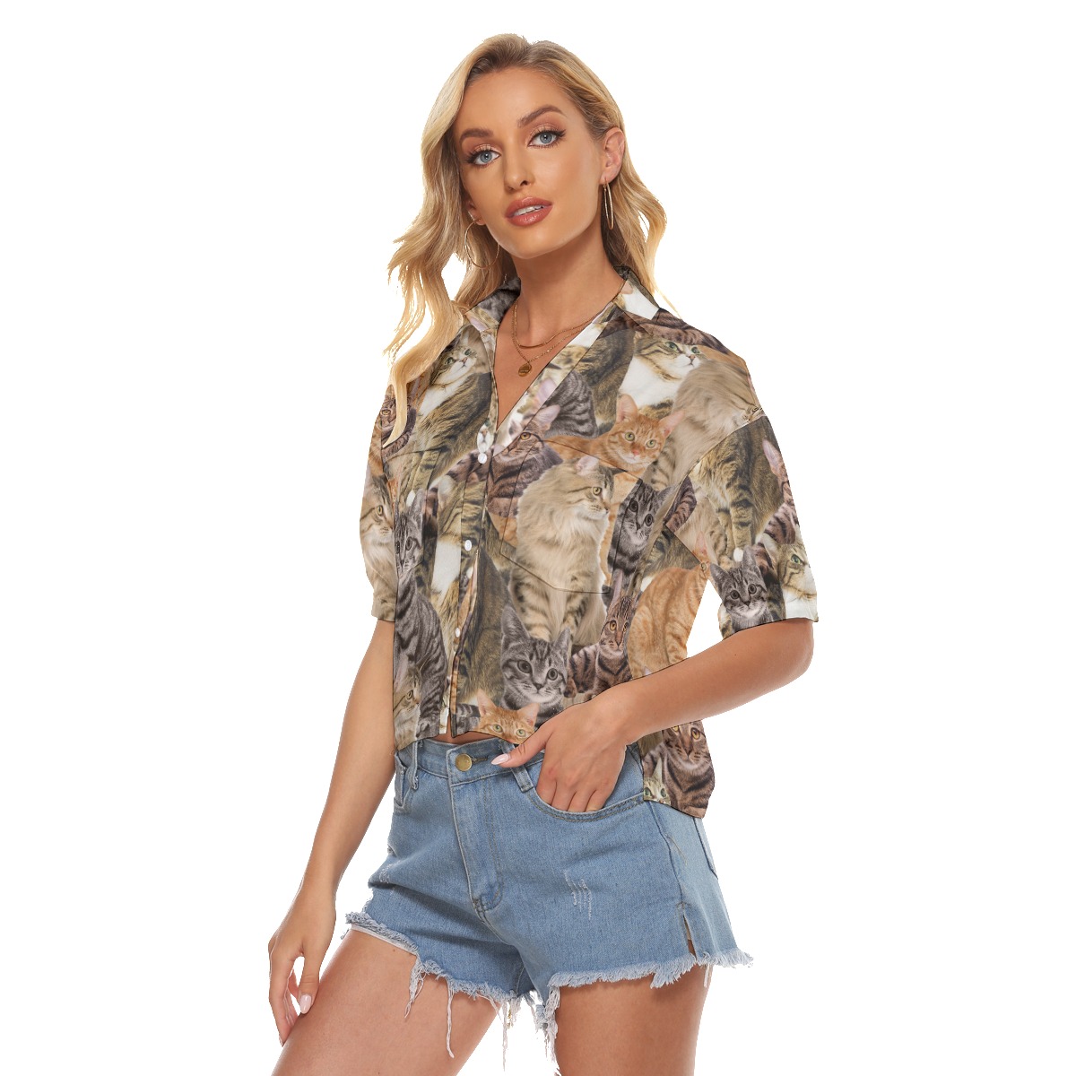 Custom Pet Photo Women Crop Top