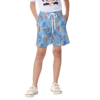 Kid's Tiki Drinks Hawaiian Summer Shorts