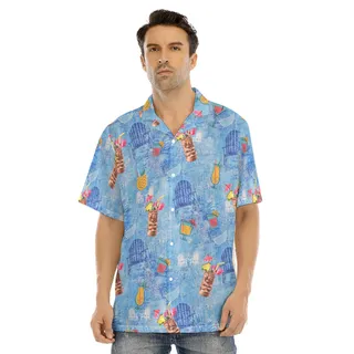 Tiki Drink Cocktails Hawaiian Shirt