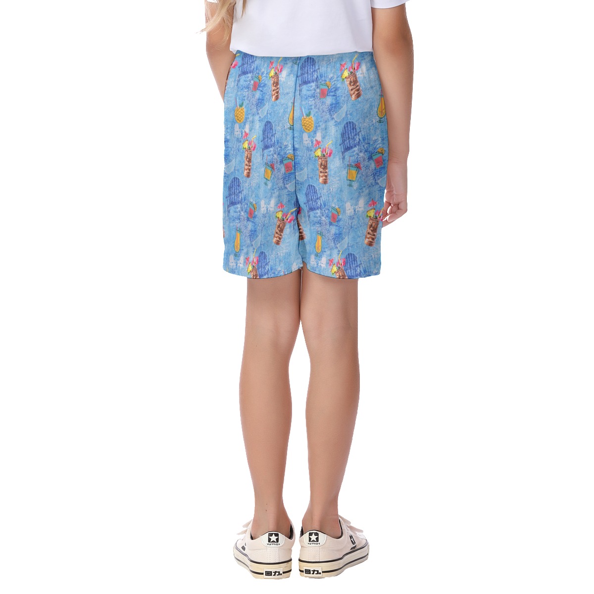 Kid's Tiki Drinks Hawaiian Summer Shorts