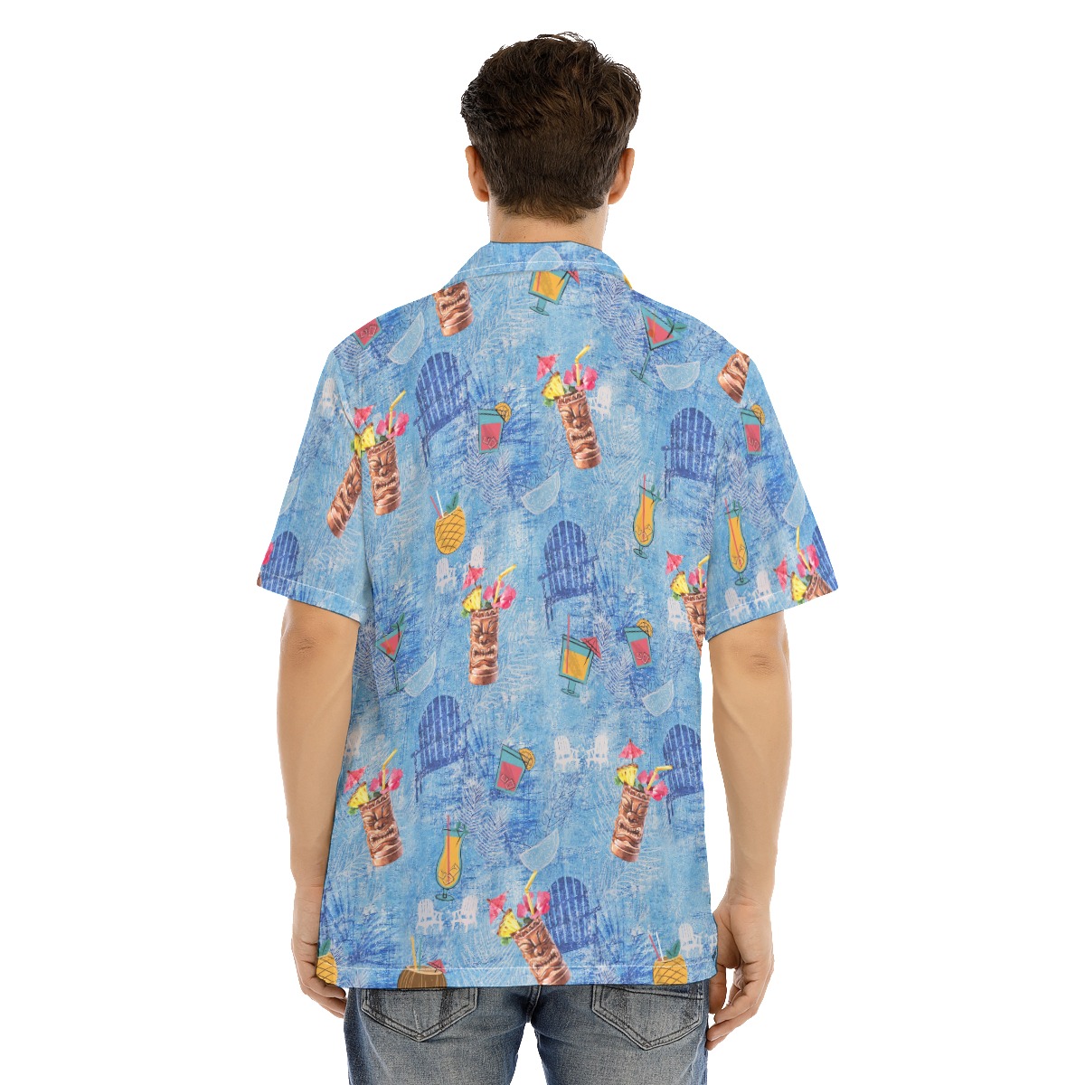 Tiki Drink Cocktails Hawaiian Shirt