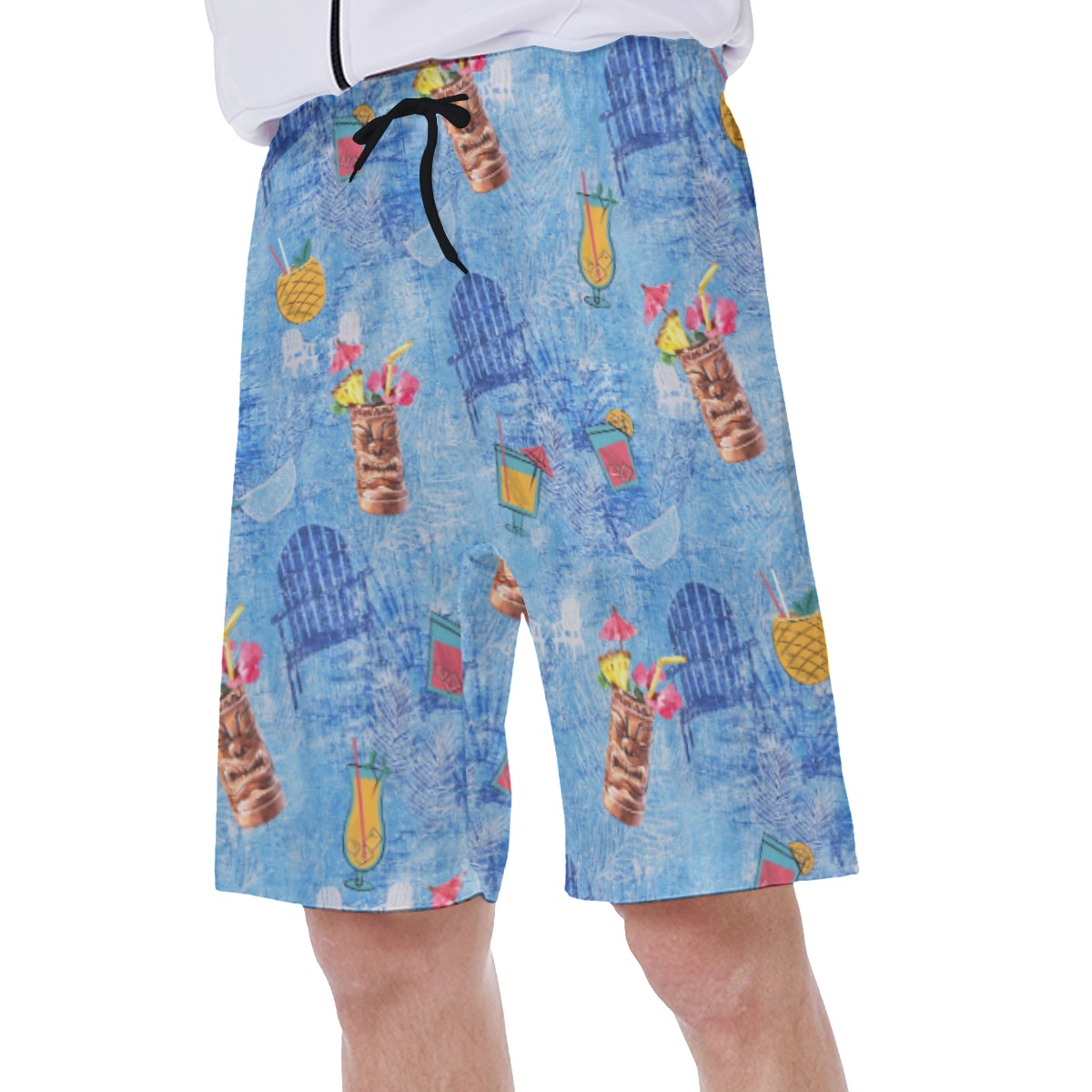 Tiki Bar Drinks Hawaiian Swimwear For Men