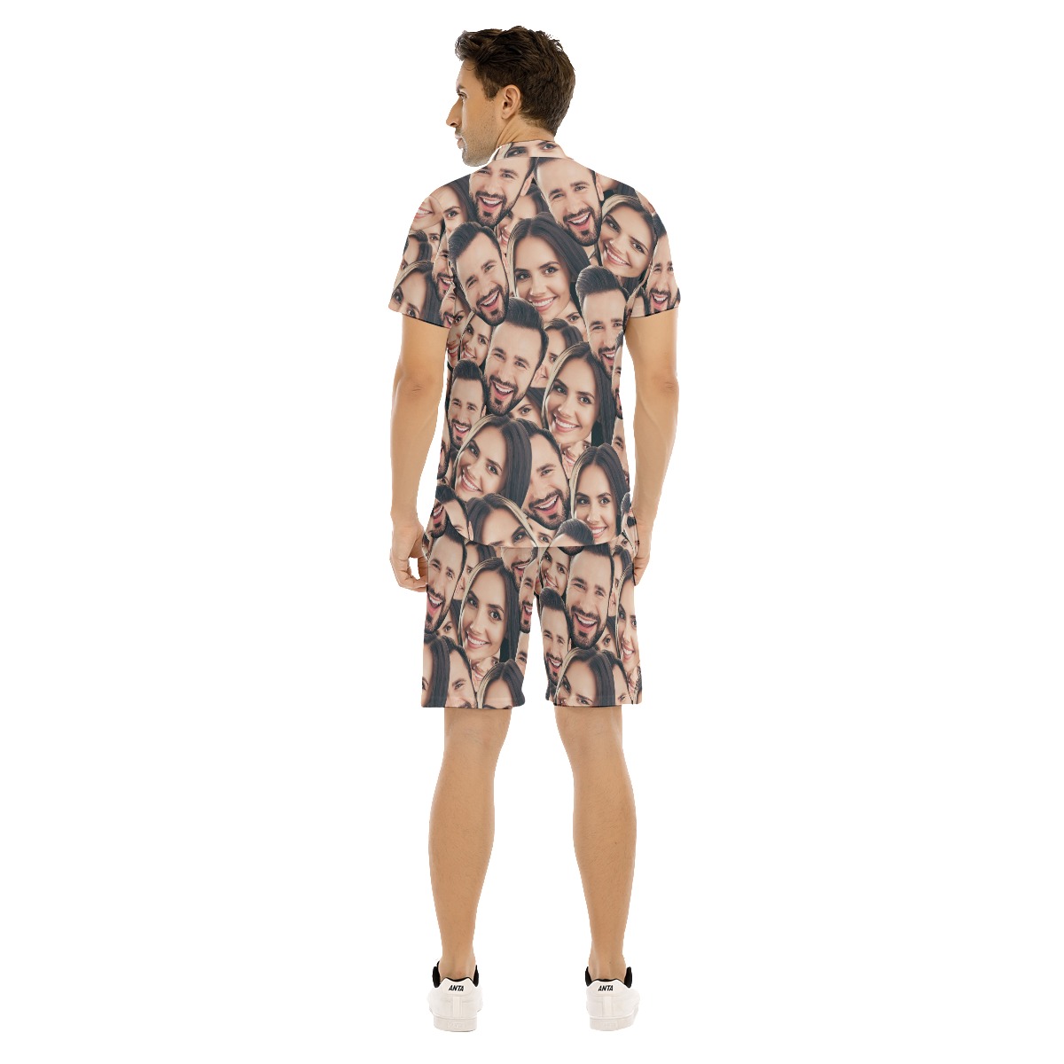Custom 2 Faces Hawaiian Set For Men