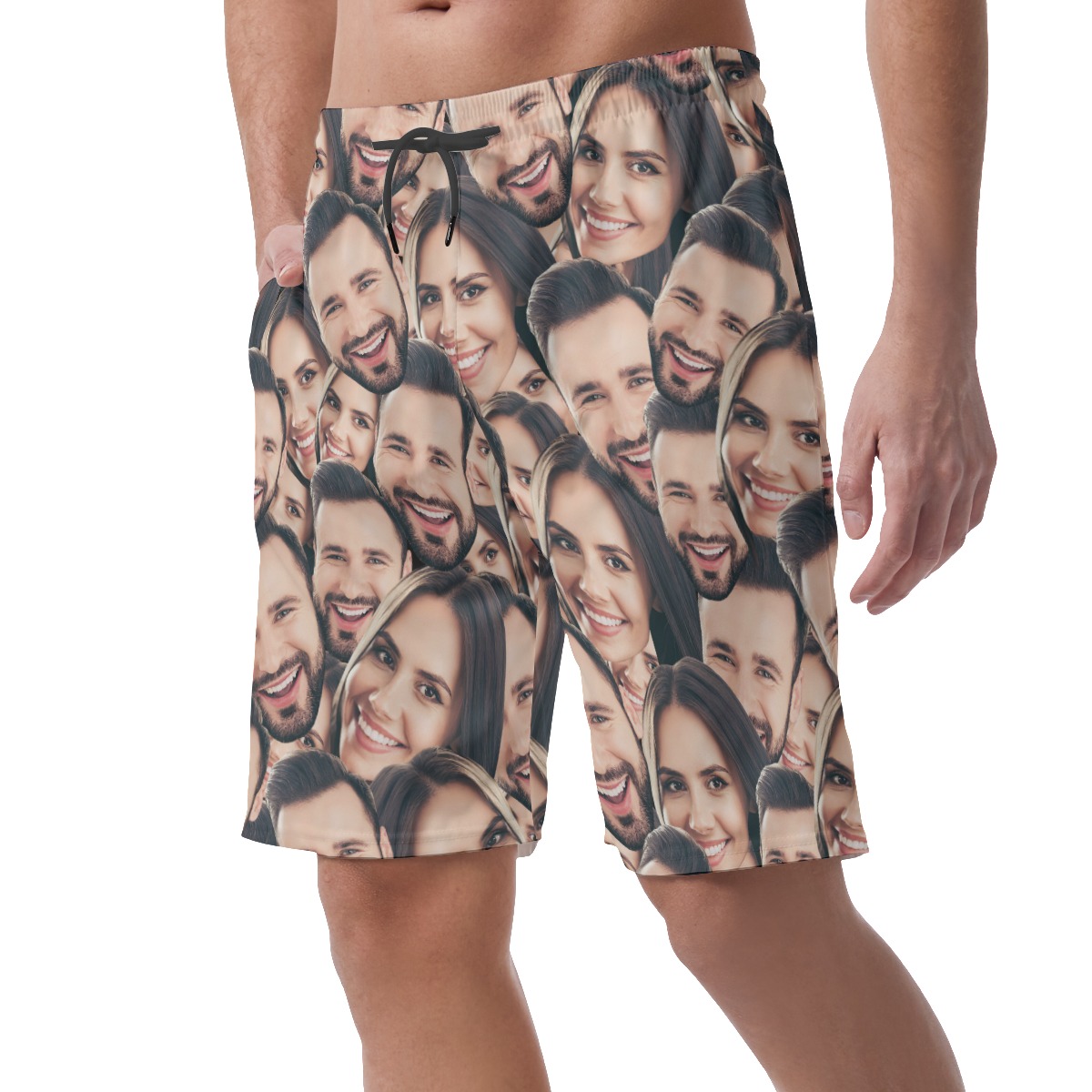 Men's Hawaiian Shorts With Custom Faces