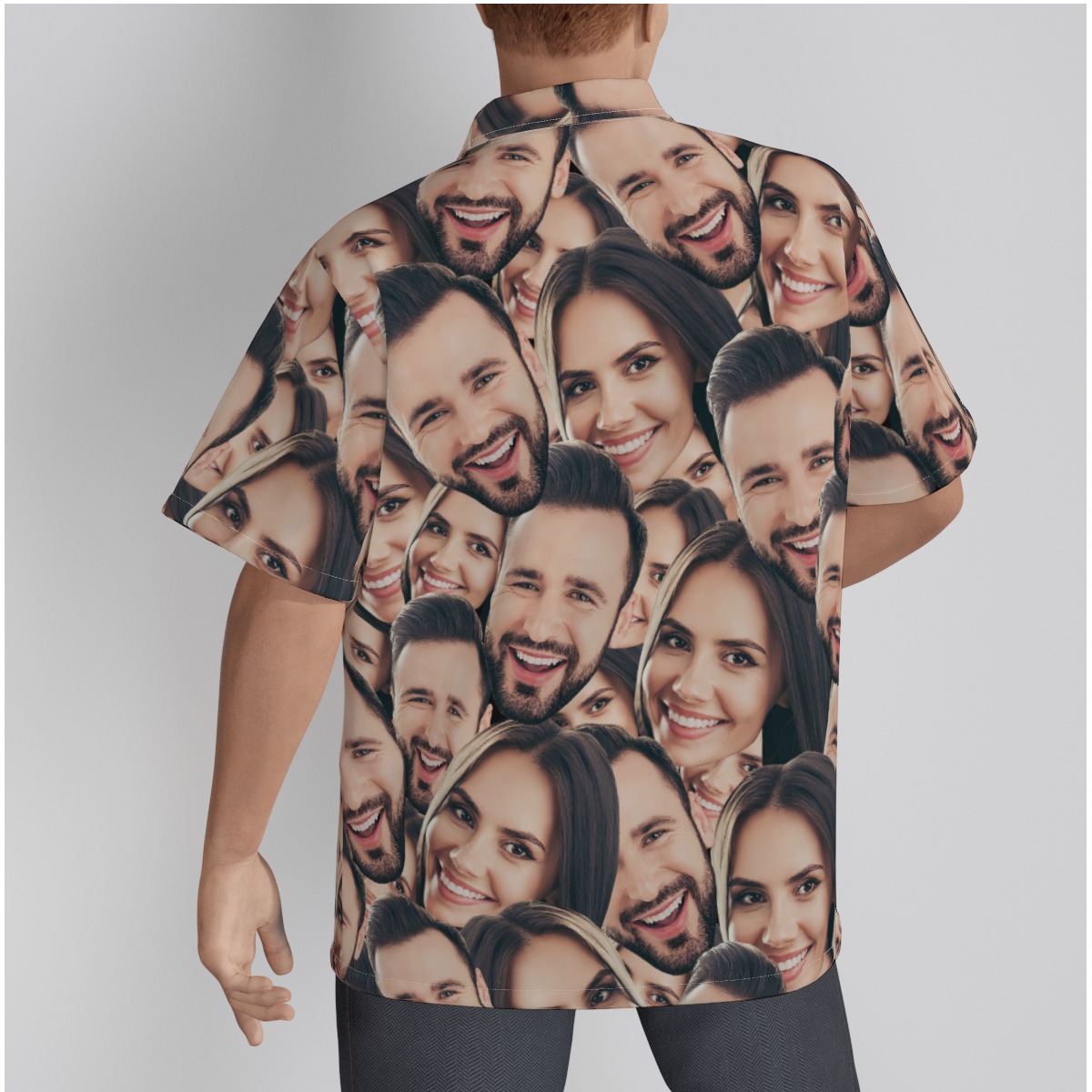 Unique Multi Custom Face Hawaiian Shirt For Men