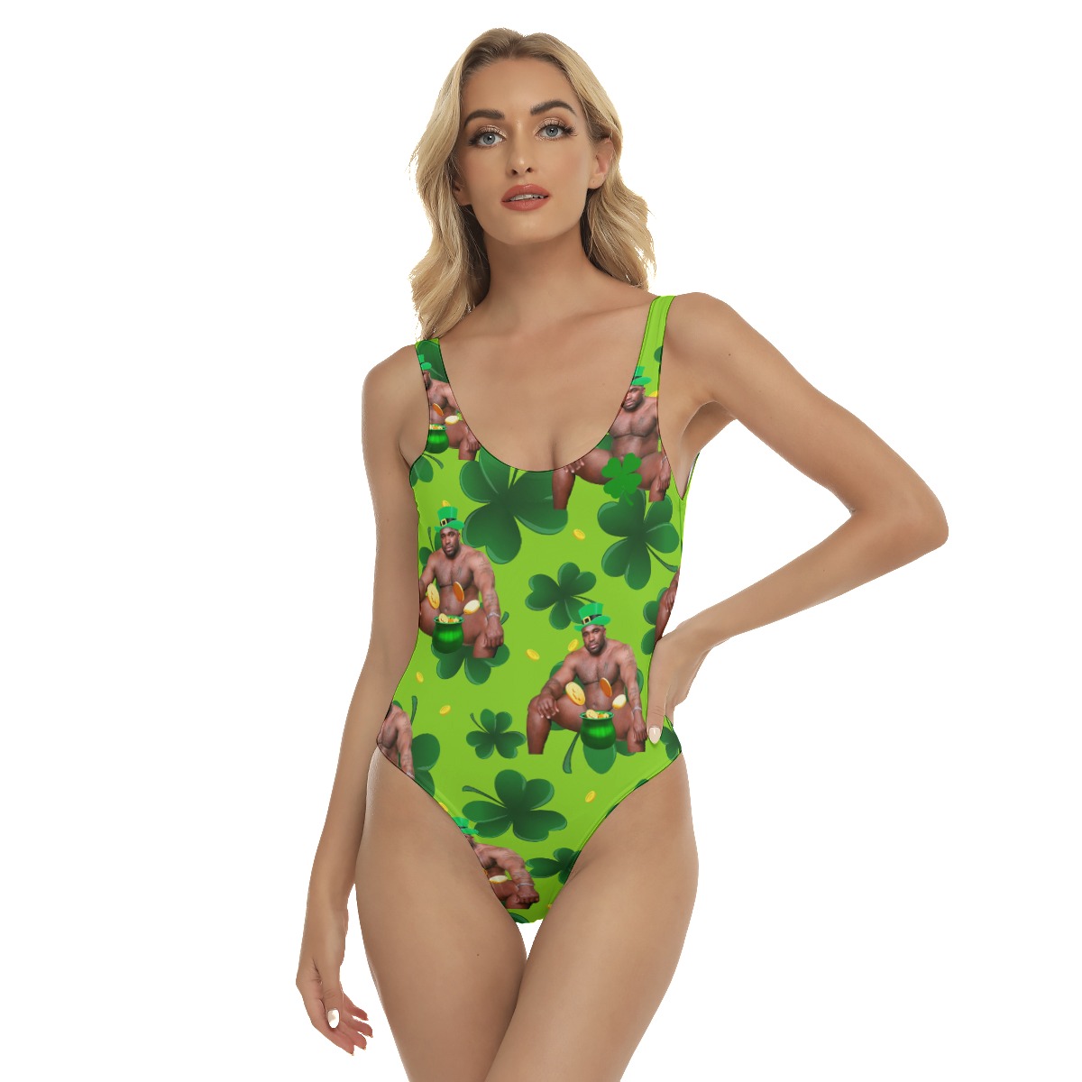 Barry Wood Lucky Charm Hawaiian One Piece Swimsuit For Women - variant image 1