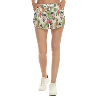 Funny Women's Shorts With Custom Face