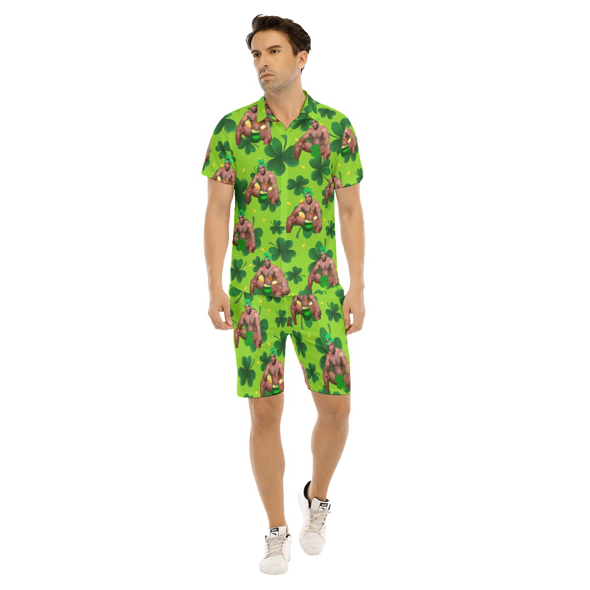 Barry Wood Luck Charm Hawaiian Shirt Set For Men - variant image 1