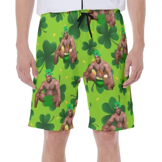 Barry Wood Luck Charm St Patrick Day Swim Trunks