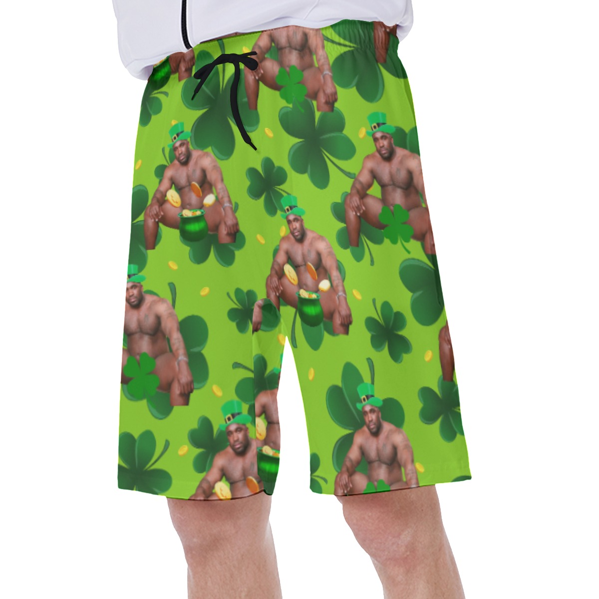 Barry Wood Luck Charm St Patrick Day Swim Trunks