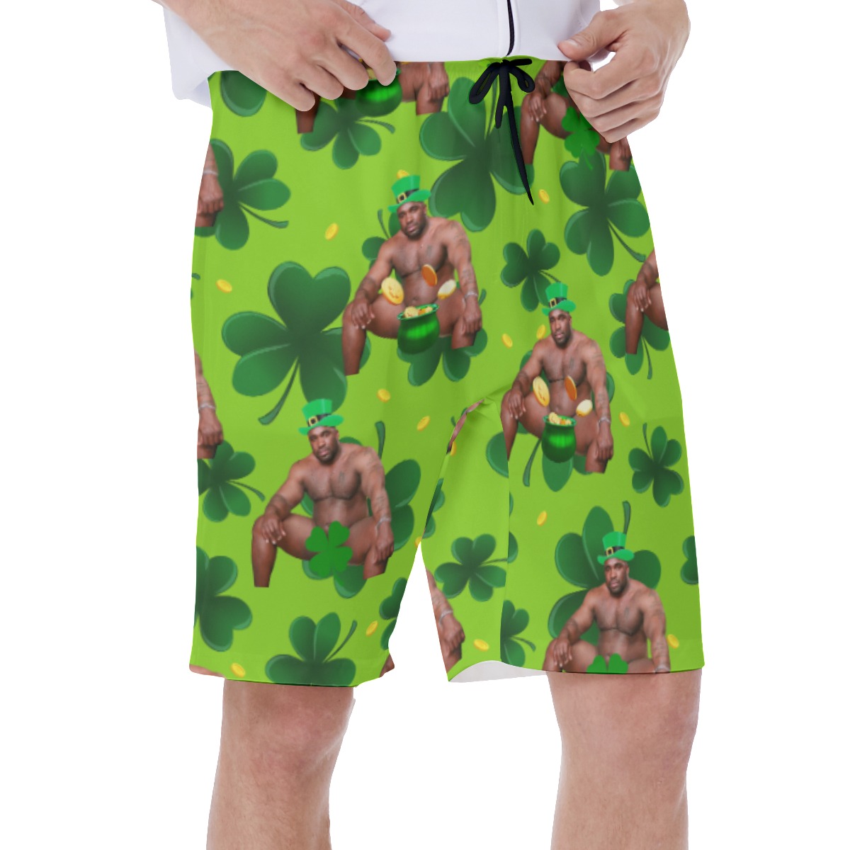 Barry Wood Luck Charm St Patrick Day Swim Trunks