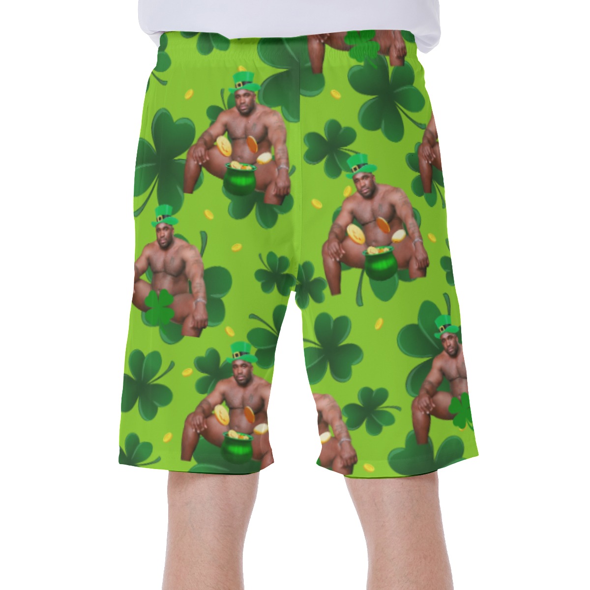 Barry Wood Luck Charm St Patrick Day Swim Trunks