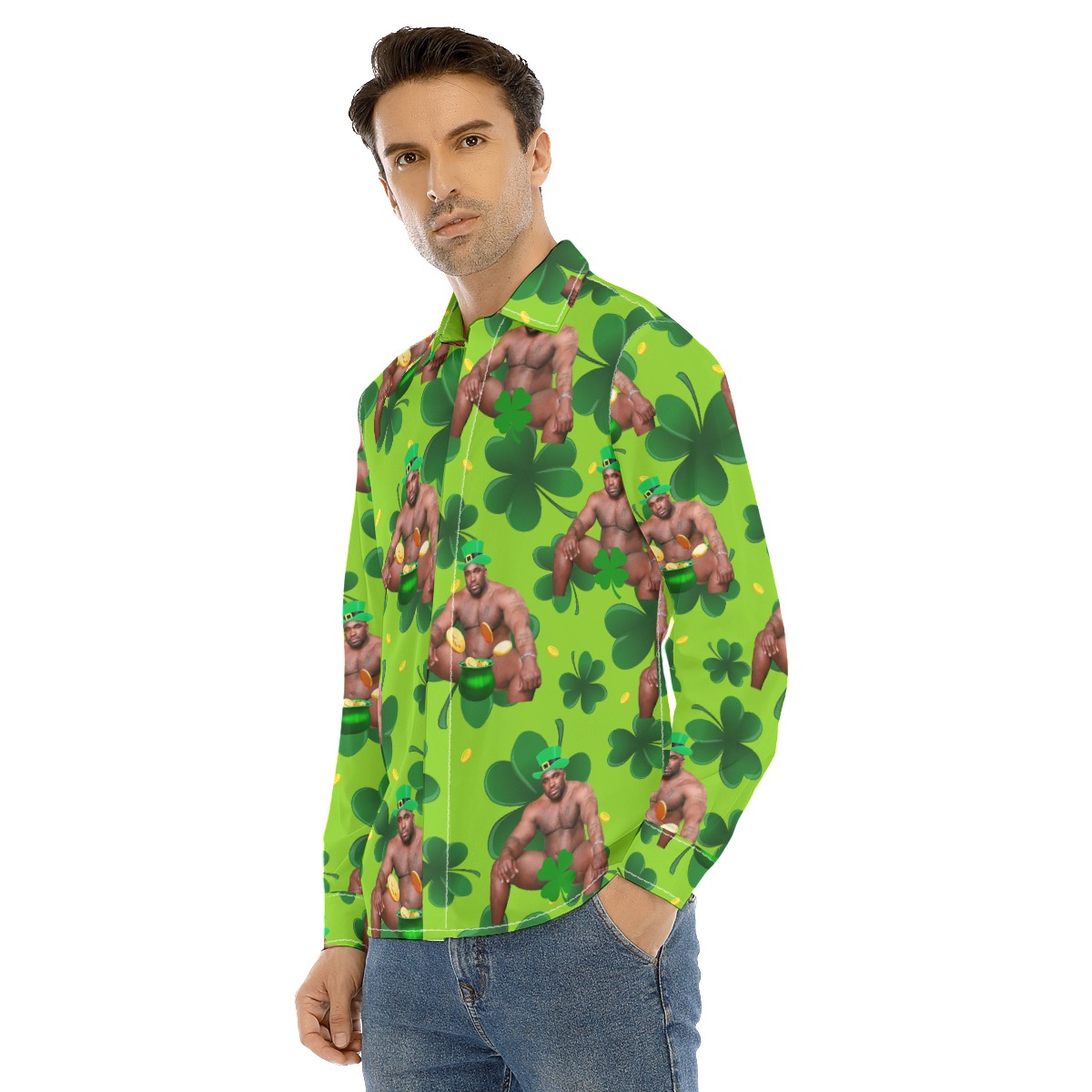 Funny Barry Wood Patrick Day Long Sleeve Hawaiian Shirt For Men
