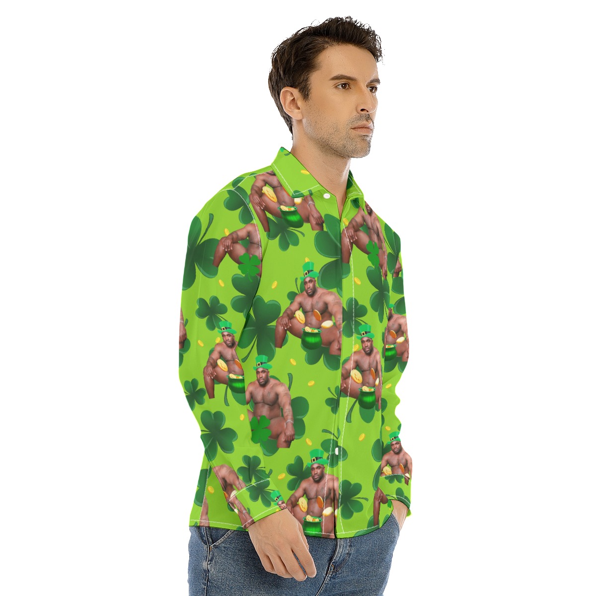 Funny Barry Wood Patrick Day Long Sleeve Hawaiian Shirt For Men