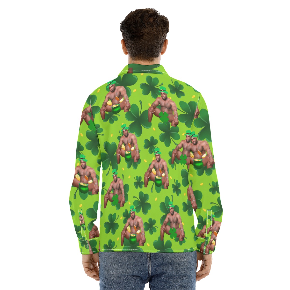 Funny Barry Wood Patrick Day Long Sleeve Hawaiian Shirt For Men