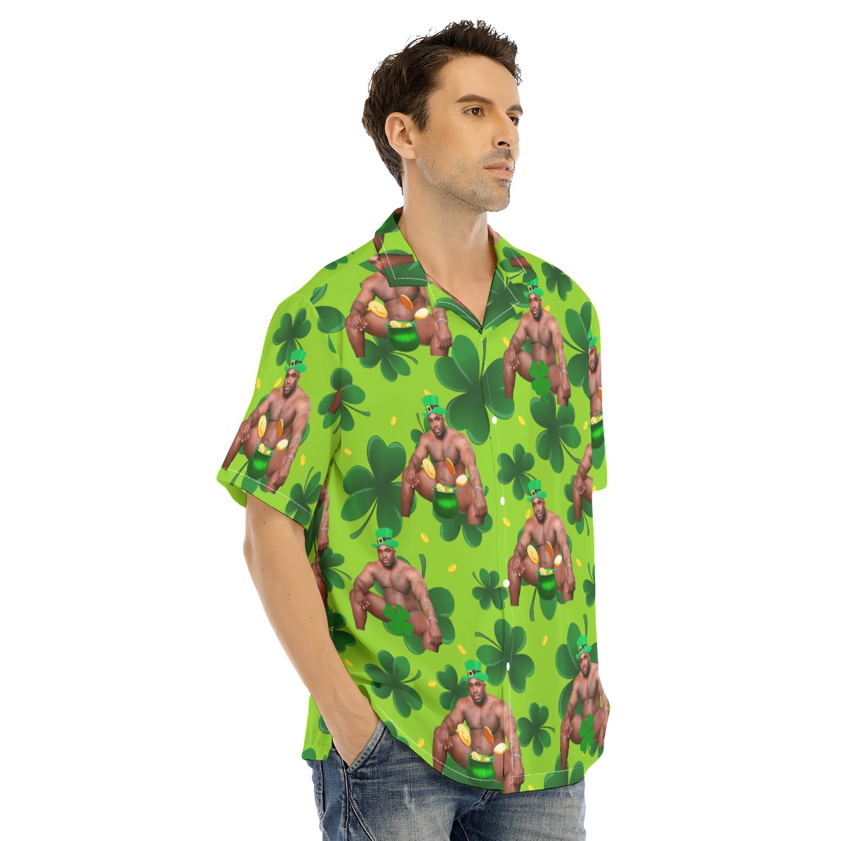 Funny Barry Wood St Patrick Day Hawaiian Shirts For Men