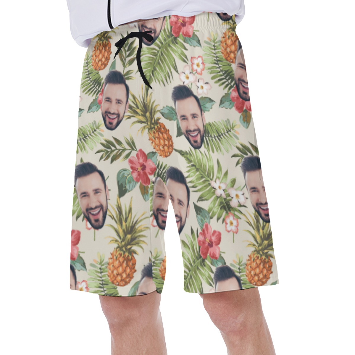Funny Custom Face Swim Trunks For Men