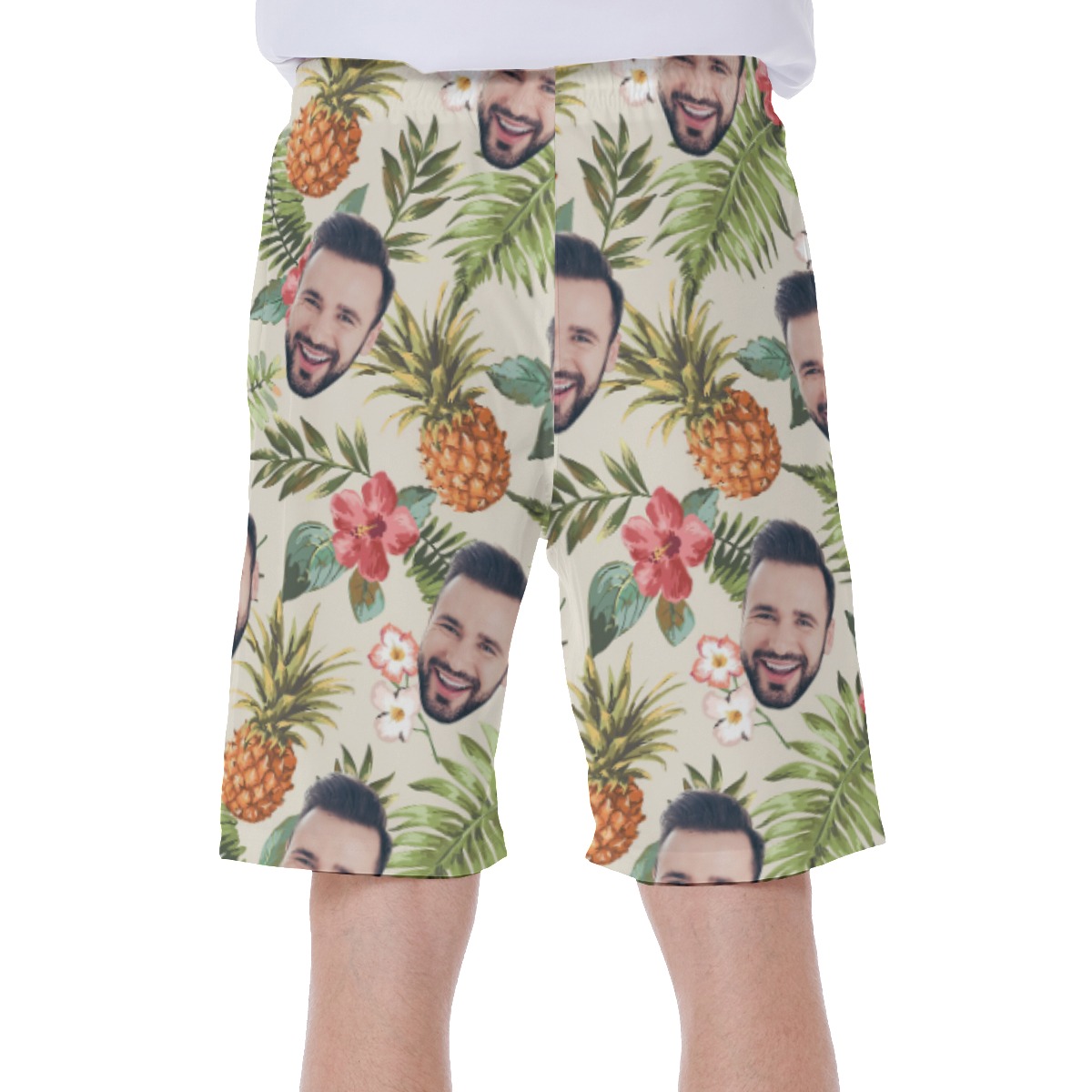 Funny Custom Face Swim Trunks For Men