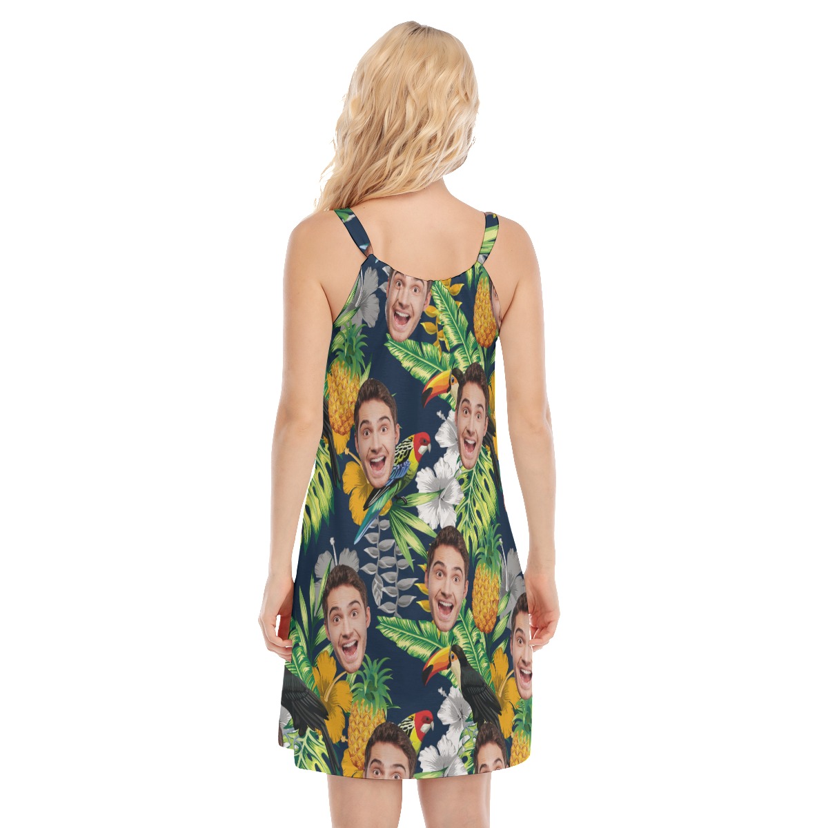 Custom Face Summer Dress For Women