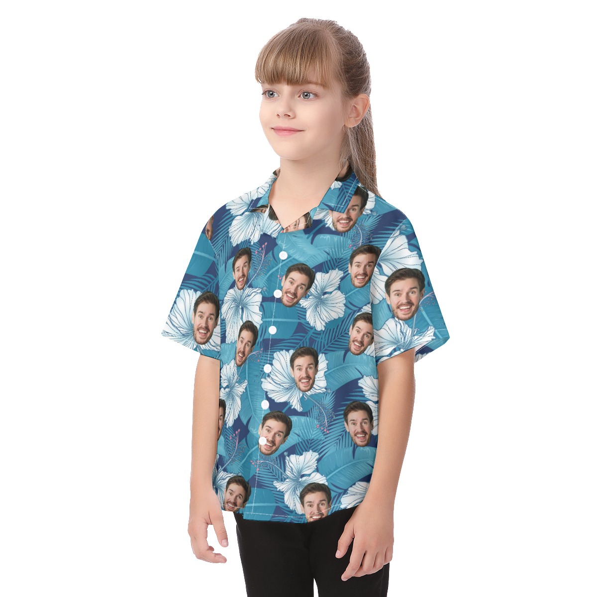 Kid Hawaiian Shirt With Custom Face