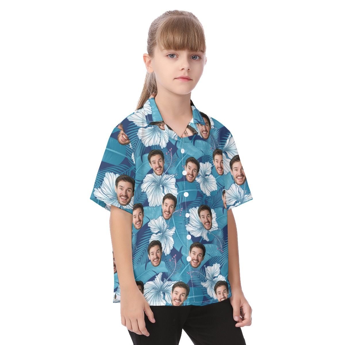 Kid Hawaiian Shirt With Custom Face