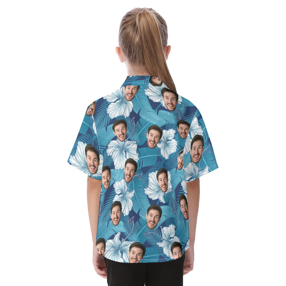 Kid Hawaiian Shirt With Custom Face