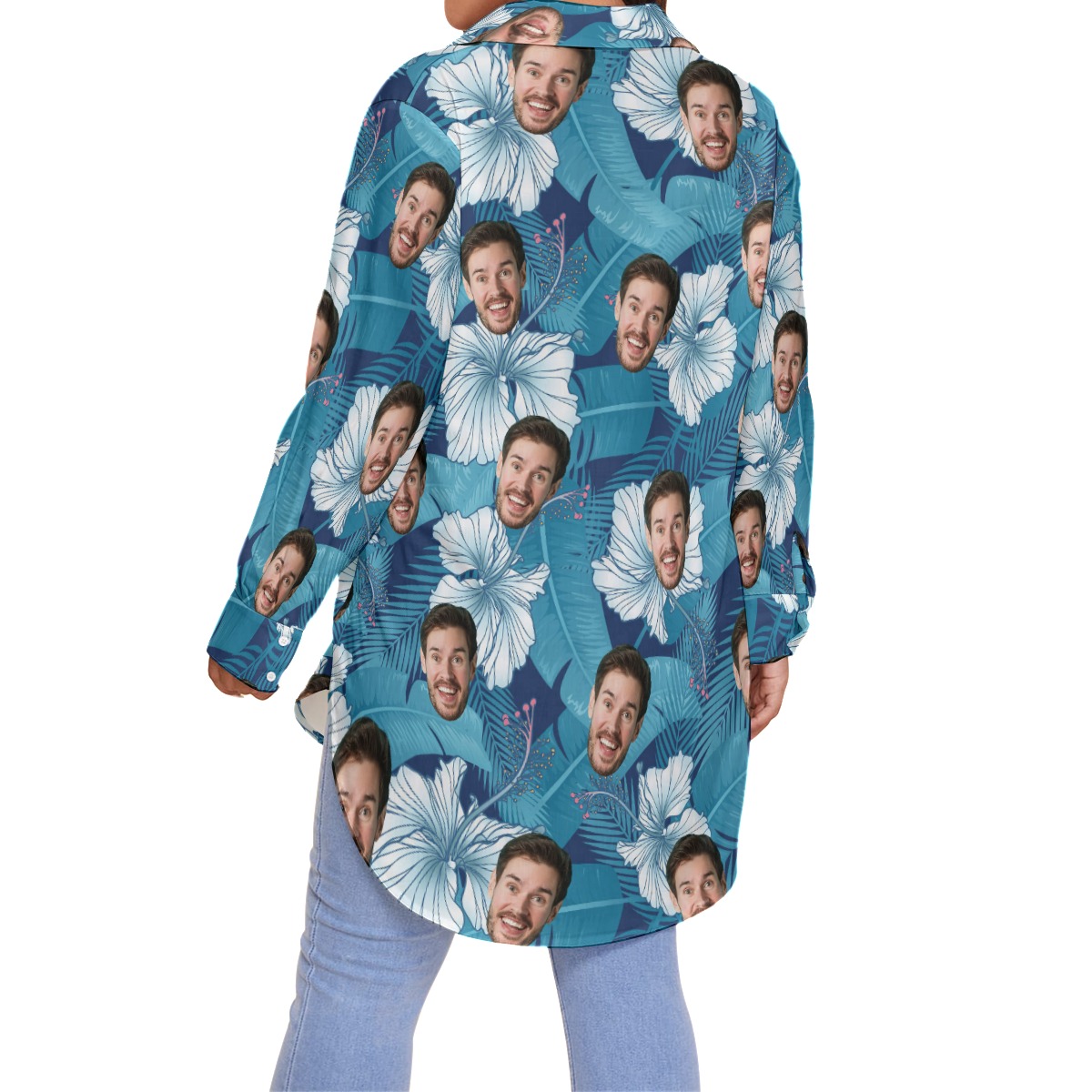 Custom Face Hawaiian Shirt Plus Size