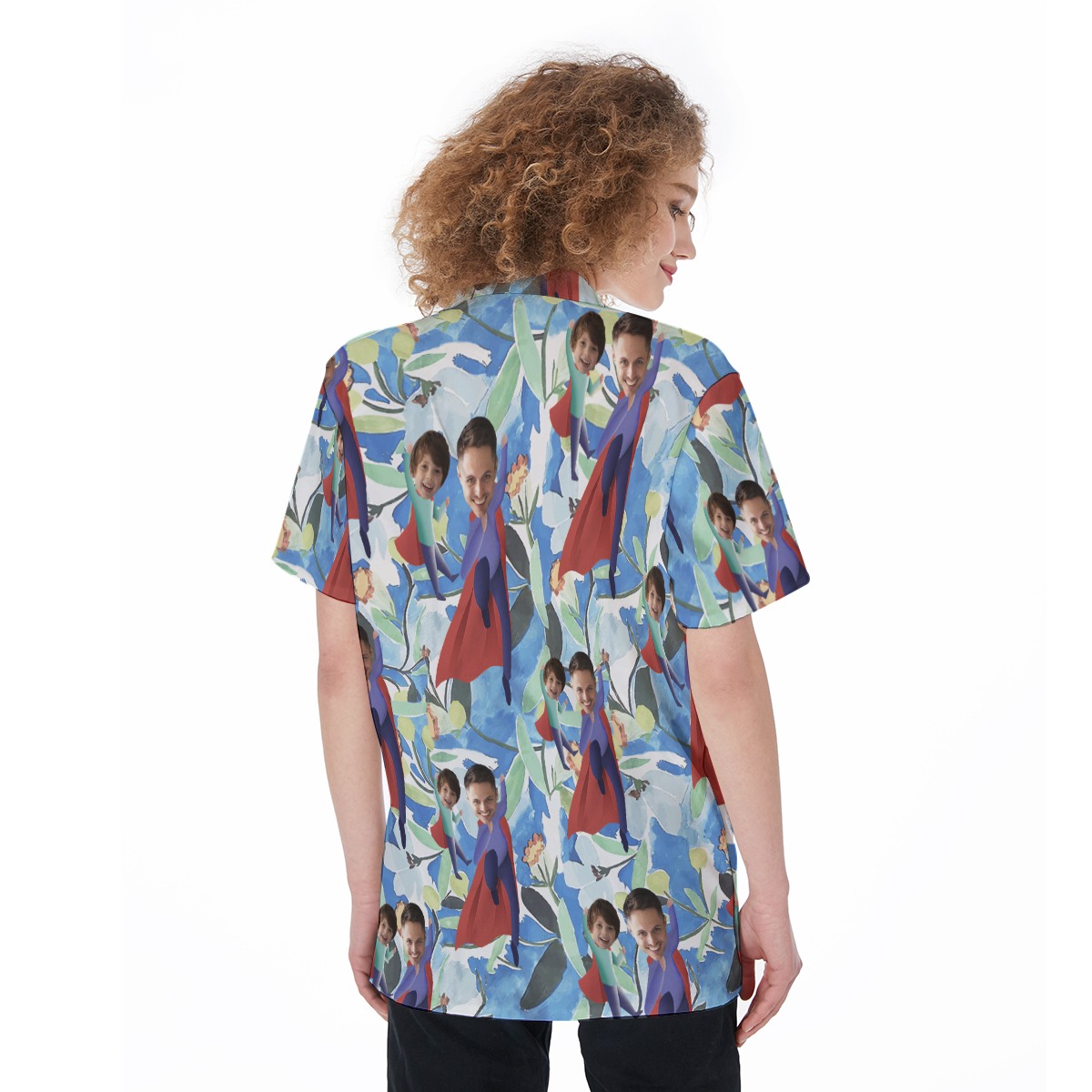 Funny Custom Face Hawaiian Shirt For Father's Day