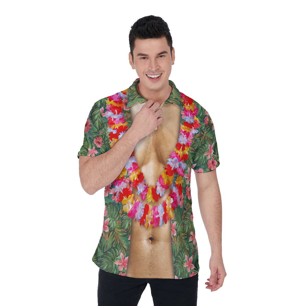 Funny Hawaiian Polo Shirt For Men - variant image 1