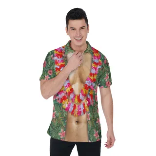 Funny Hawaiian Polo Shirt For Men