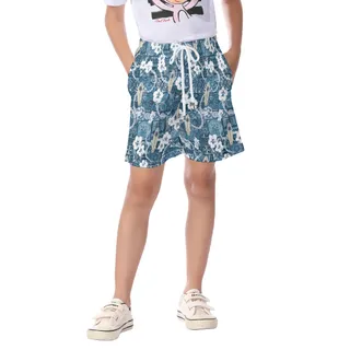 Vintage Surfing Board Summer Beach Shorts For Kids