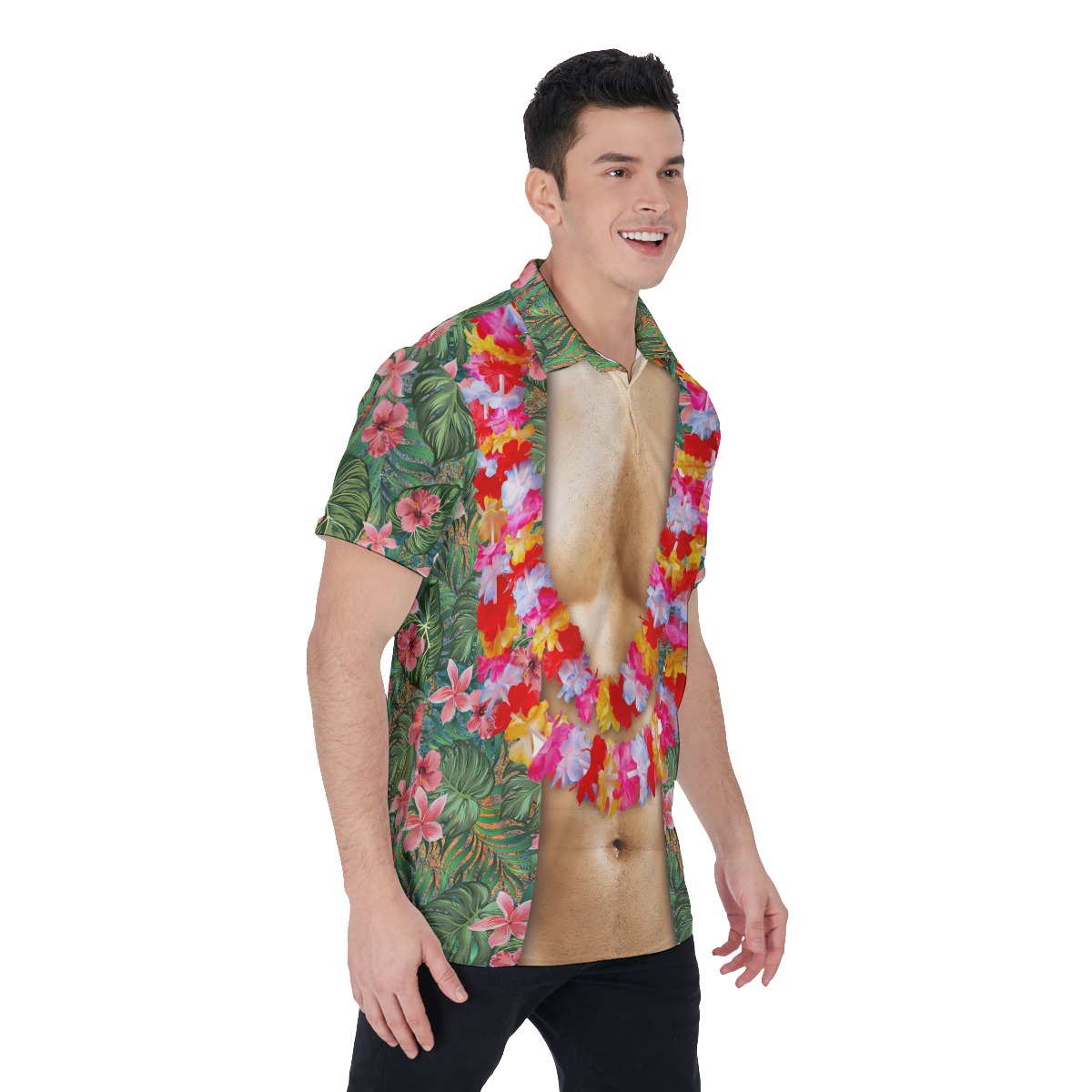 Funny Hawaiian Polo Shirt For Men