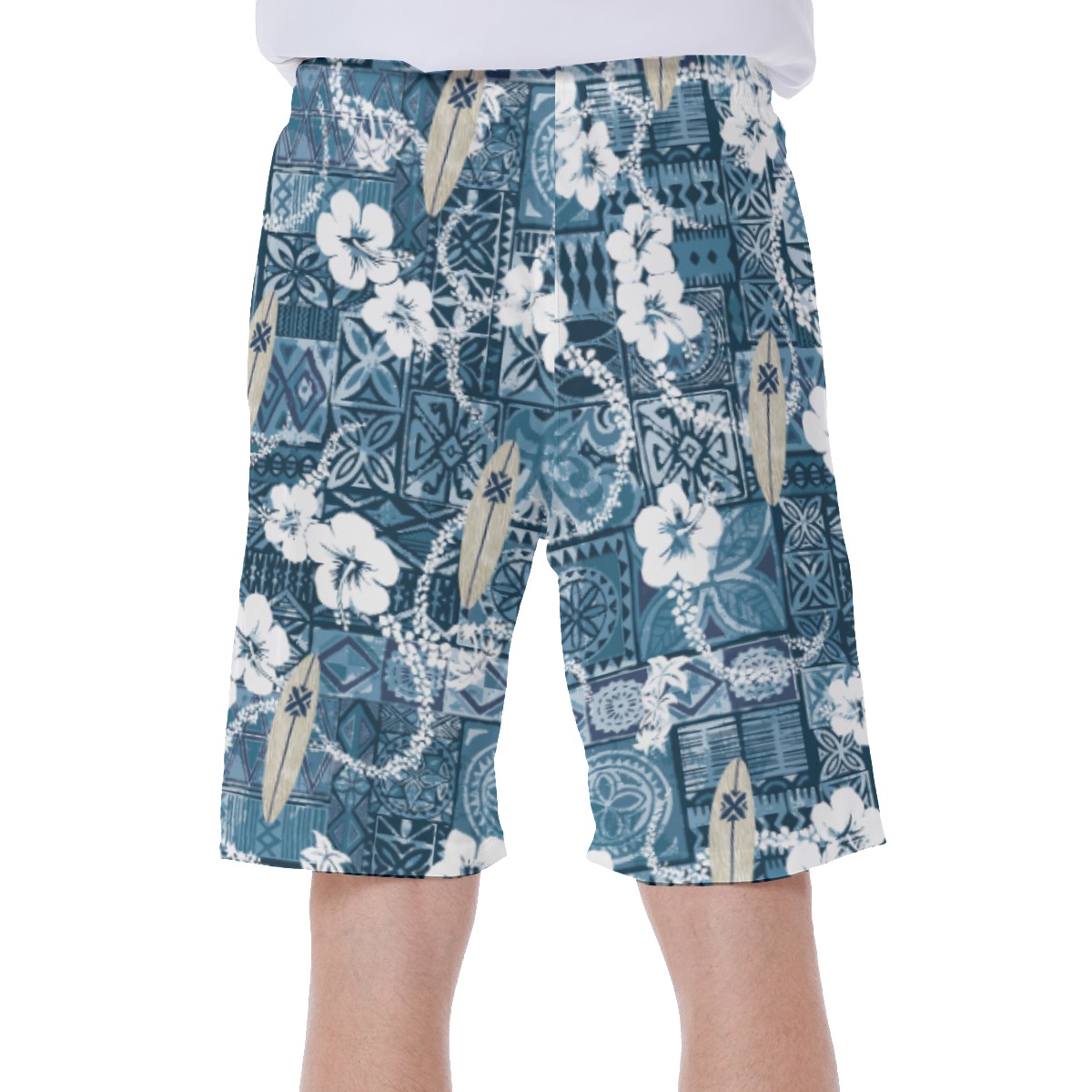 Surfing Board Vintage Hawaiian Swimwear For Men
