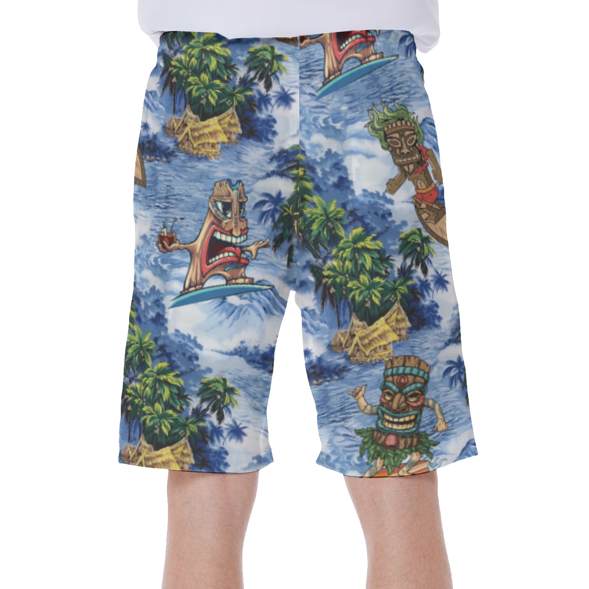 Tiki Surfing Aloha Summer Swimwear For Men