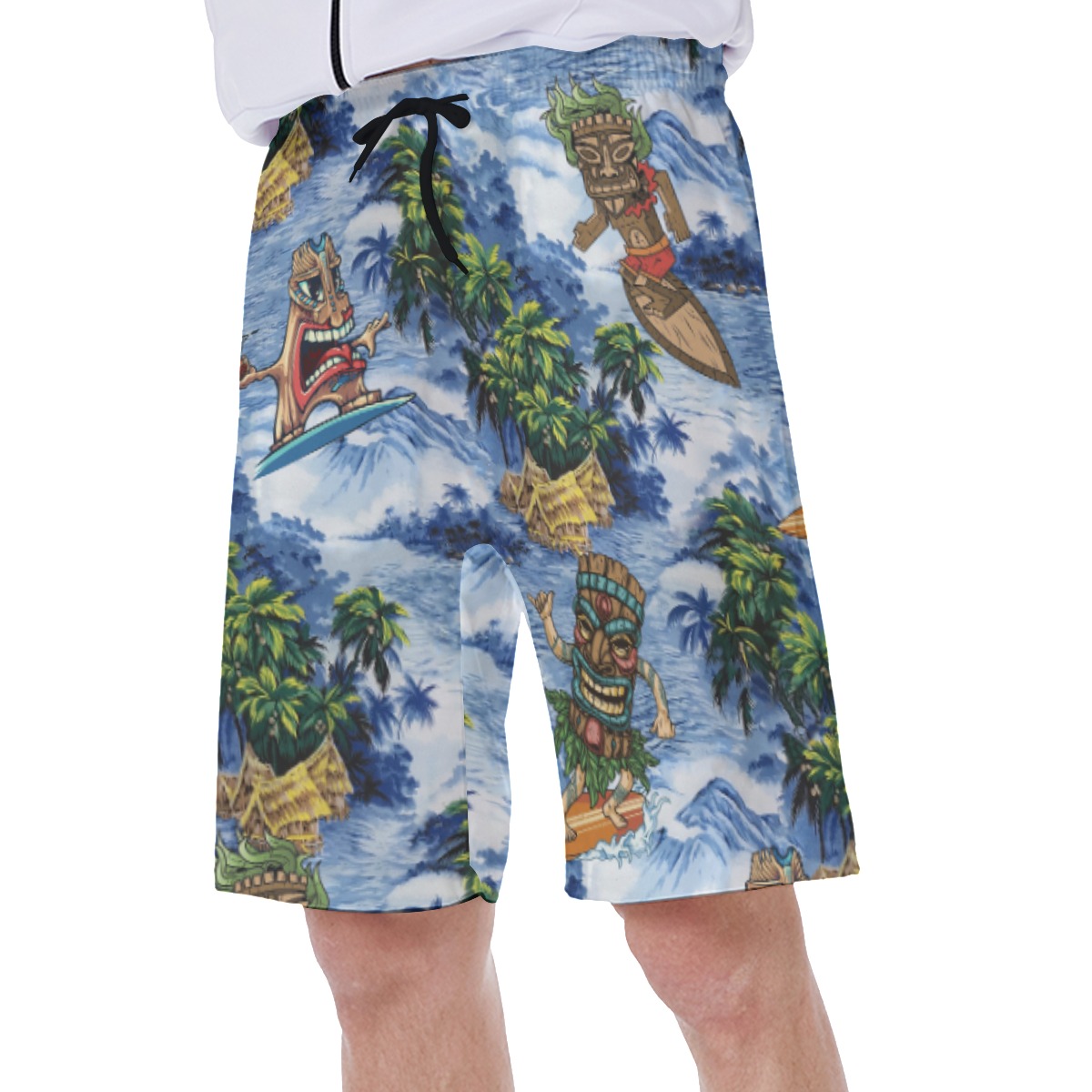 Tiki Surfing Aloha Summer Swimwear For Men