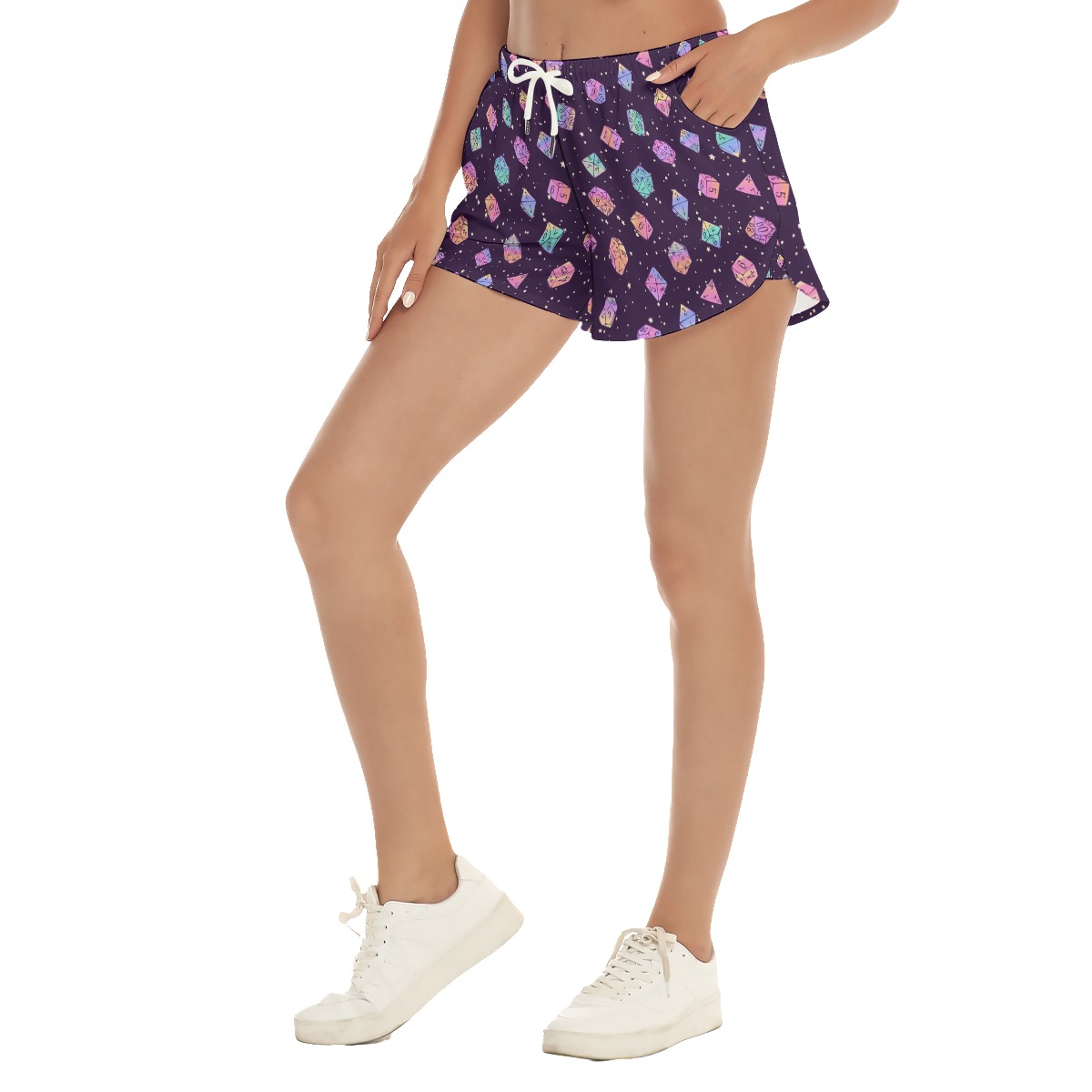 DND Dice Women's Beach Shorts
