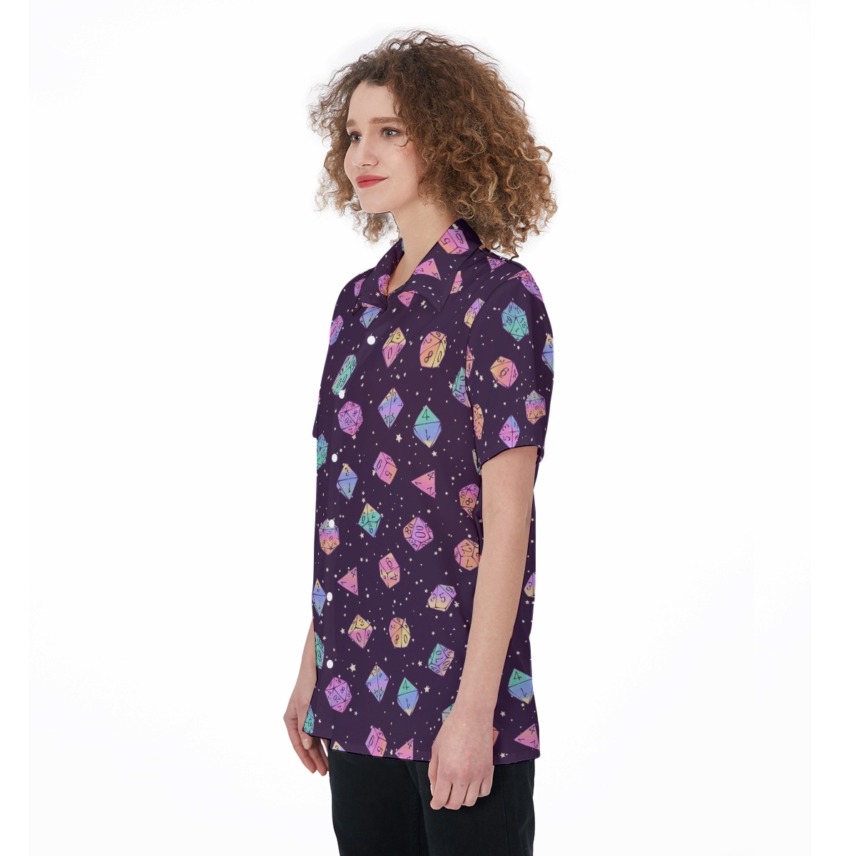 DND Dice Hawaiian Shirt For Women