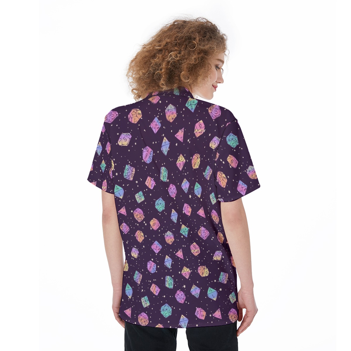 DND Dice Hawaiian Shirt For Women