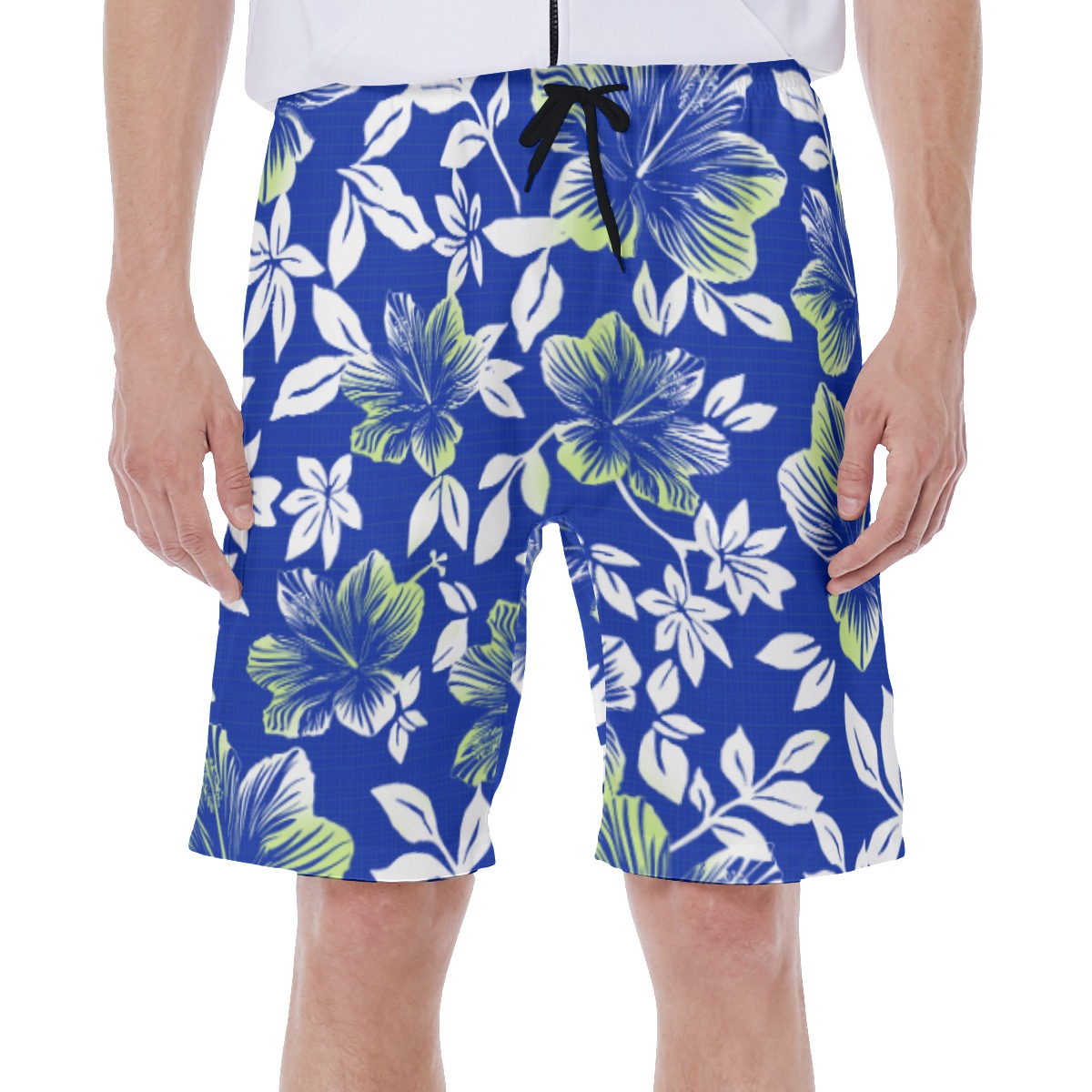 Hibiscus Men's Hawaiian Beach Swim Trunks - variant image 1