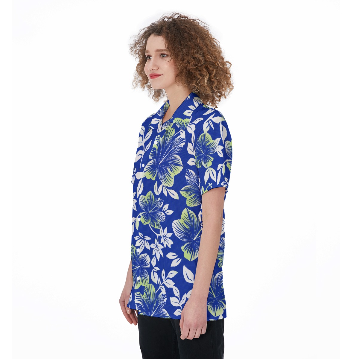 Flower Hawaiian Shirt For Women