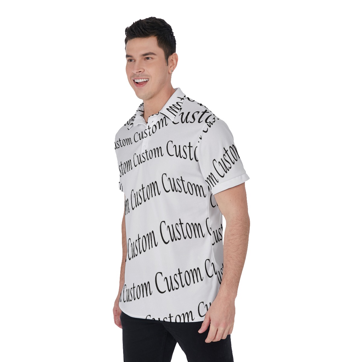 Custom Hawaiian Polo Shirt For Men