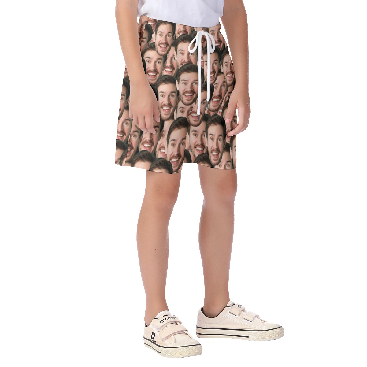 Funny Custom Face Kid's Beach Shorts