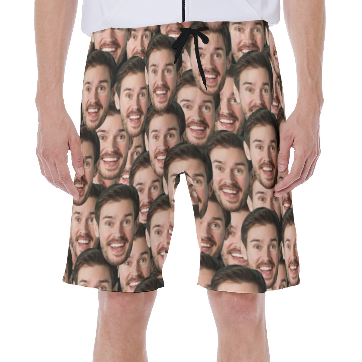 Custom Face Funny Swim Trunks For Men - variant image 1