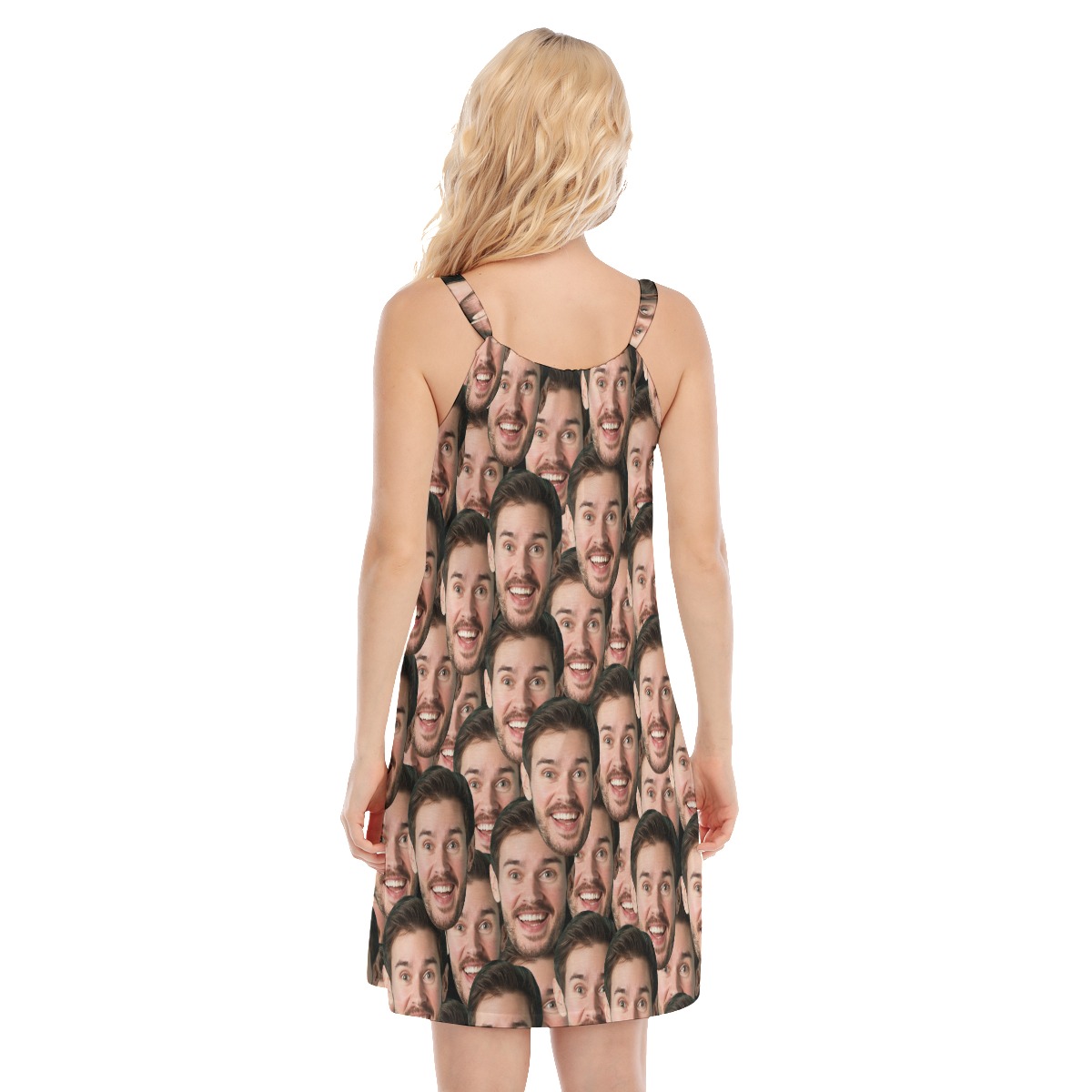 Cool Custom Face Cami Dress For Women