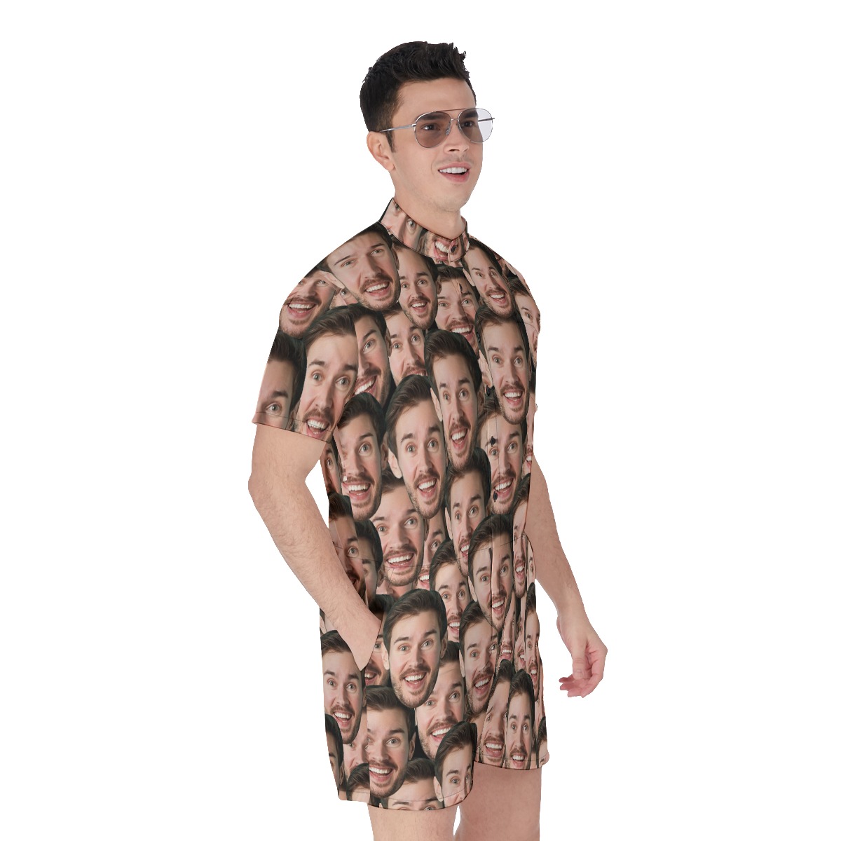 Unique Custom Face Men's Romper