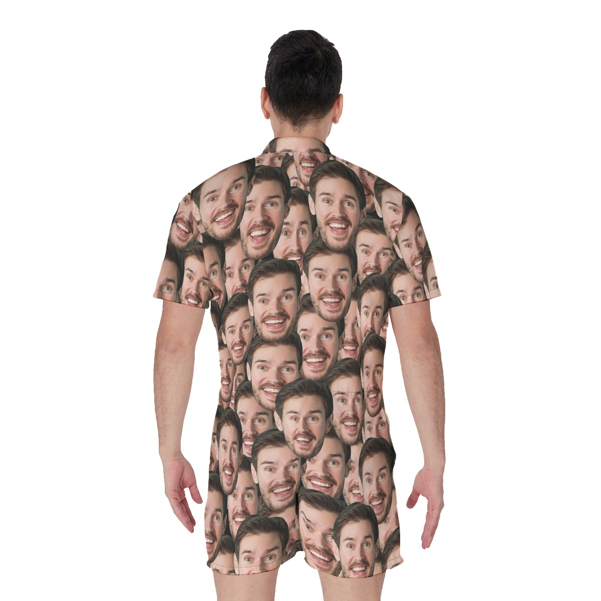 Unique Custom Face Men's Romper