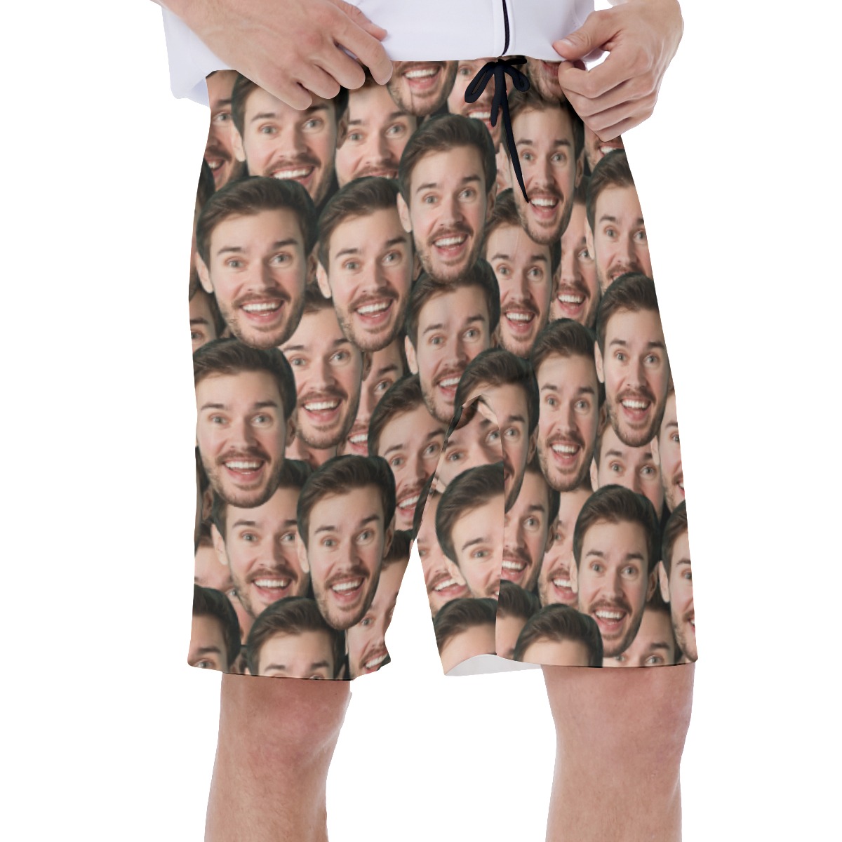 Custom Face Funny Swim Trunks For Men